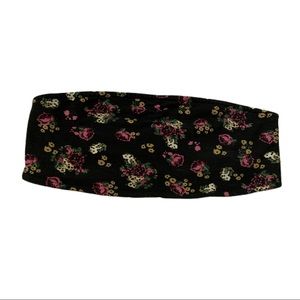Boho Monki Black floral bandeau
